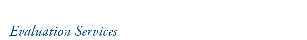 Evaluation Services