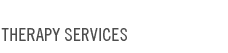 Therapy Services